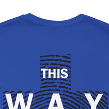 Load image into Gallery viewer, THIS WAY UP Back Logo Unisex Jersey Short Sleeve Tee