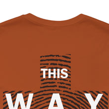 Load image into Gallery viewer, THIS WAY UP Back Logo Unisex Jersey Short Sleeve Tee