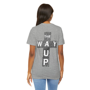 THIS WAY UP Back Logo Unisex Jersey Short Sleeve Tee