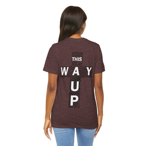 THIS WAY UP Back Logo Unisex Jersey Short Sleeve Tee