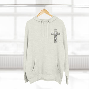 THIS WAY UP Logo Three-Panel Fleece Hoodie