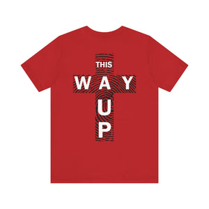 THIS WAY UP Back Logo Unisex Jersey Short Sleeve Tee