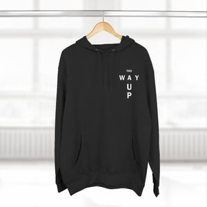 THIS WAY UP Logo Three-Panel Fleece Hoodie