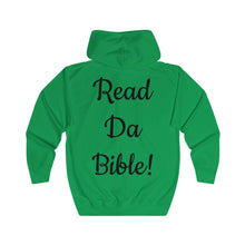 Load image into Gallery viewer, &quot;READ DA BIBLE!&quot; Unisex Full Zip Hoodie