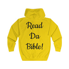 Load image into Gallery viewer, &quot;READ DA BIBLE!&quot; Unisex Full Zip Hoodie