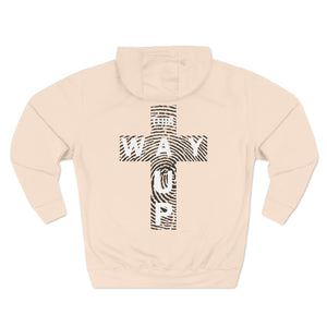 THIS WAY UP Logo Three-Panel Fleece Hoodie