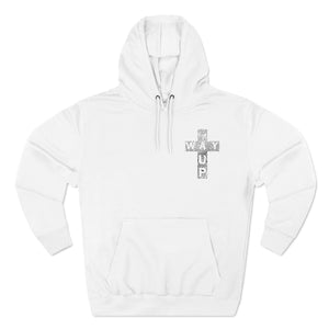 THIS WAY UP Logo Three-Panel Fleece Hoodie