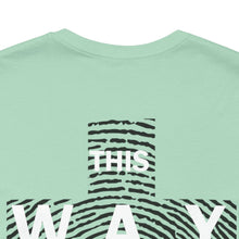 Load image into Gallery viewer, THIS WAY UP Back Logo Unisex Jersey Short Sleeve Tee