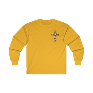 THIS WAY UP Logo Unisex Ultra Cotton Long Sleeve Tee