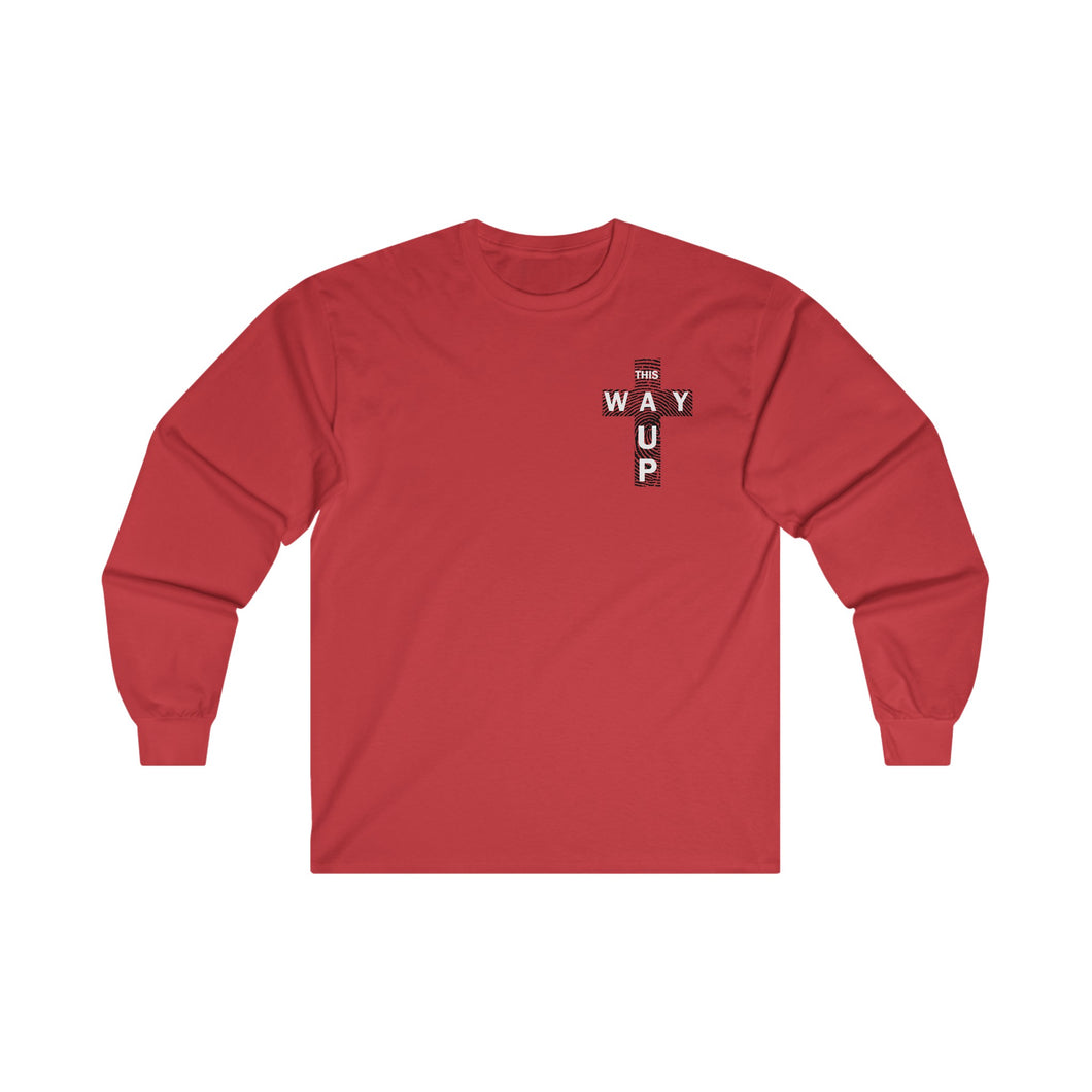 THIS WAY UP Logo Unisex Ultra Cotton Long Sleeve Tee