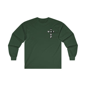 THIS WAY UP Logo Unisex Ultra Cotton Long Sleeve Tee