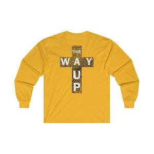 THIS WAY UP Logo Unisex Ultra Cotton Long Sleeve Tee