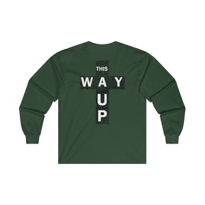 THIS WAY UP Logo Unisex Ultra Cotton Long Sleeve Tee