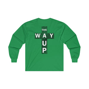 THIS WAY UP Logo Unisex Ultra Cotton Long Sleeve Tee