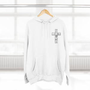 THIS WAY UP Logo Three-Panel Fleece Hoodie