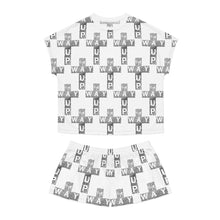 Load image into Gallery viewer, THIS WAY UP Logo Print Women&#39;s Short Pajama Set (AOP)
