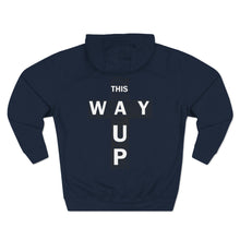 Load image into Gallery viewer, THIS WAY UP Logo Three-Panel Fleece Hoodie