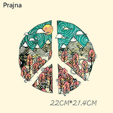 Load image into Gallery viewer, Prajna Heat Transfer Vinyl Badge Rock Band Lion Patch Thermal Iron On Transfers For Clothes Sticker Plastisol Stripes Fashion