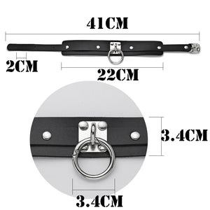 Punk Rock Gothic Chokers PU Leather