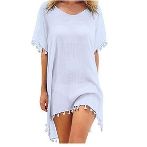 Chiffon Tassels Beach Wear Swimsuit Cover Up