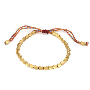 Handmade Tibetan Copper Bead Bracelet