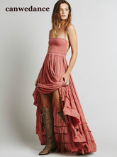 Load image into Gallery viewer, Bohemian Beach Holiday Long Backless Dress