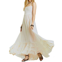 Load image into Gallery viewer, Bohemian Beach Holiday Long Backless Dress