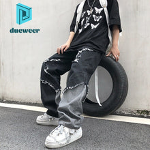 Load image into Gallery viewer, DUEWEER Wide Leg Jeans