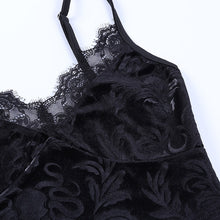 Carica l&#39;immagine nel visualizzatore di Gallery, Velvet Lace Bodycon Camisole