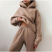 Load image into Gallery viewer, Casual Solid Tracksuit Two Piece Sets