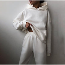 Load image into Gallery viewer, Casual Solid Tracksuit Two Piece Sets