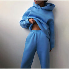 Load image into Gallery viewer, Casual Solid Tracksuit Two Piece Sets