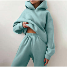 Load image into Gallery viewer, Casual Solid Tracksuit Two Piece Sets