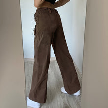 Carica l&#39;immagine nel visualizzatore di Gallery, Gothic/Emo/Alt Low Waist Baggy Cyber Cargo Pants