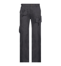 Carica l&#39;immagine nel visualizzatore di Gallery, Gothic/Emo/Alt Low Waist Baggy Cyber Cargo Pants