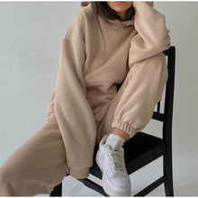 Load image into Gallery viewer, Casual Solid Tracksuit Two Piece Sets