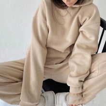 Load image into Gallery viewer, Casual Solid Tracksuit Two Piece Sets